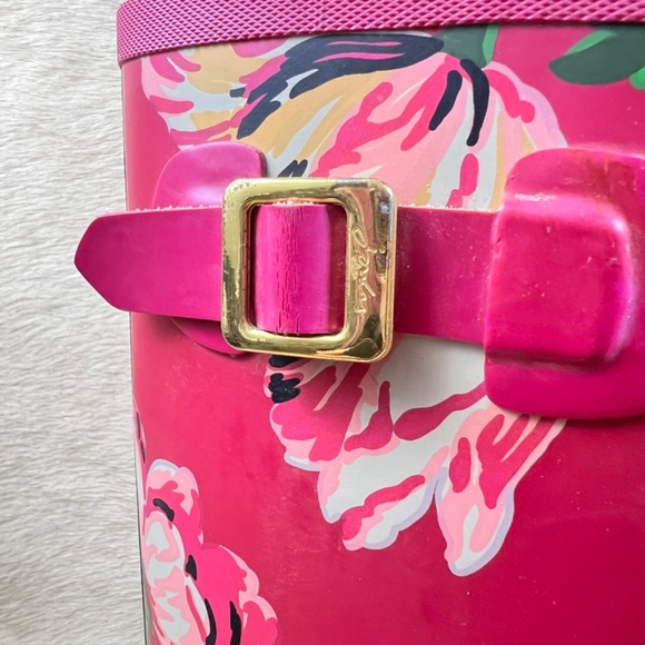 Joules Floral Welly Rain Boots - Picture 3 of 6